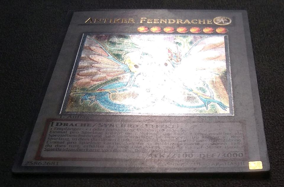 Yugioh Karte Antiker Feendrache Ultimate Rare 1. Auflage in Untersiemau