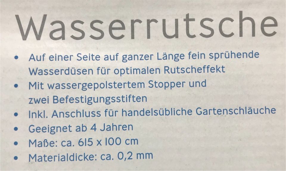 CRANE Wasserrutsche ab 4 J. Rutscheffekt sprühende Wasserdüsen in Halle