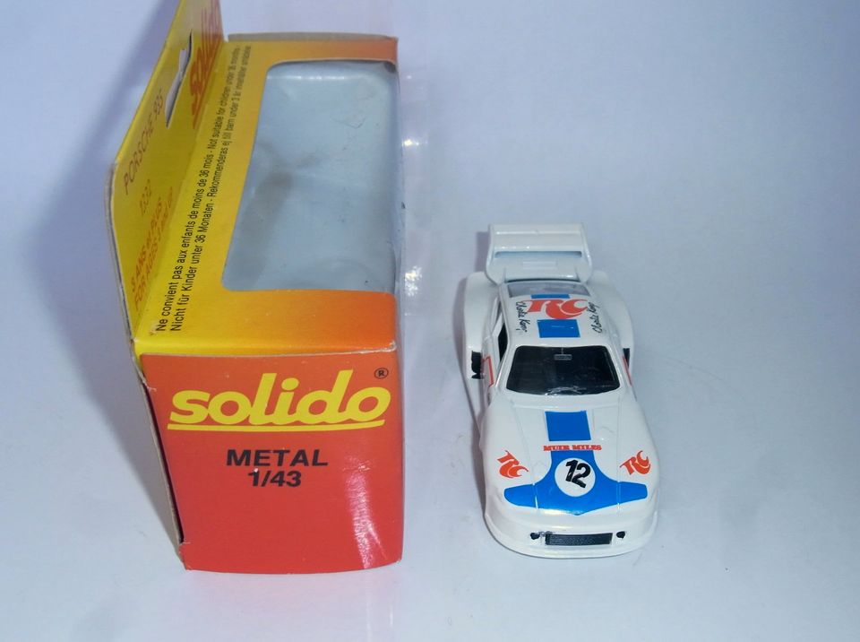 Solido No. 1332 Porsche 935 Turbo "12 Charlie Kamp"  in Box in Bönningstedt