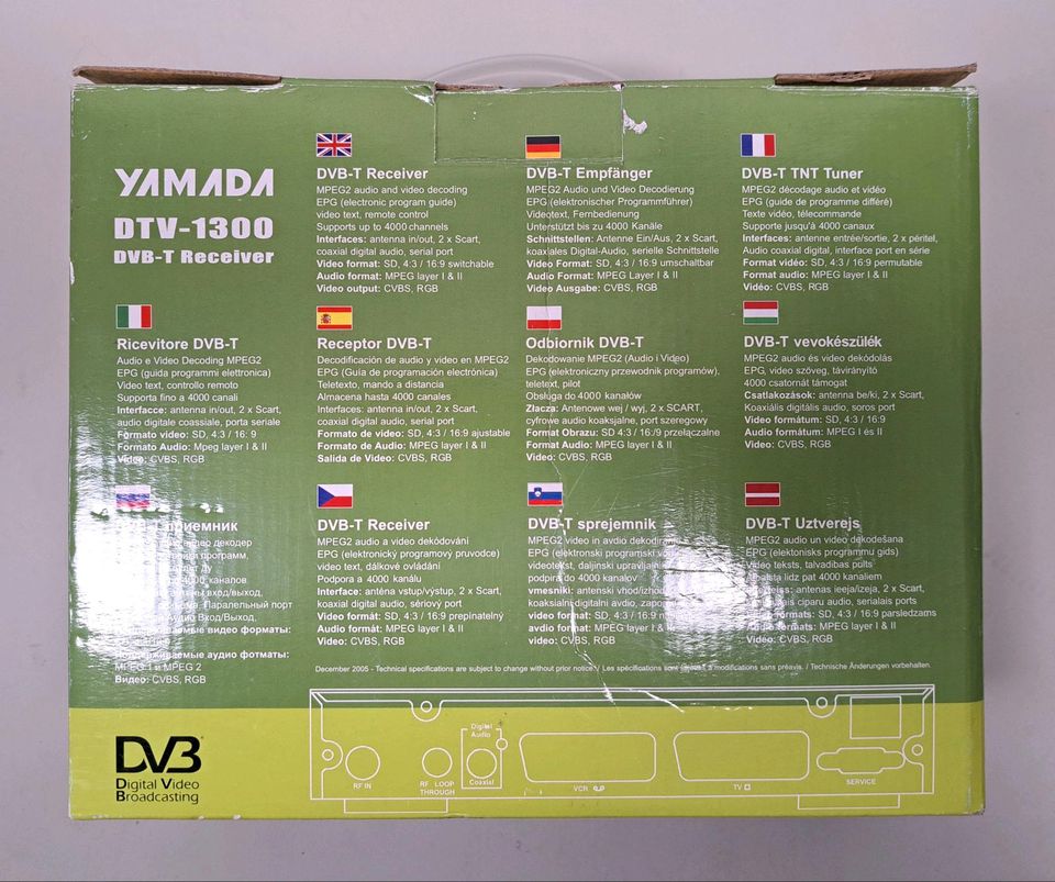DVB-T Receiver von Yamada, DTV-1300 in Hamburg