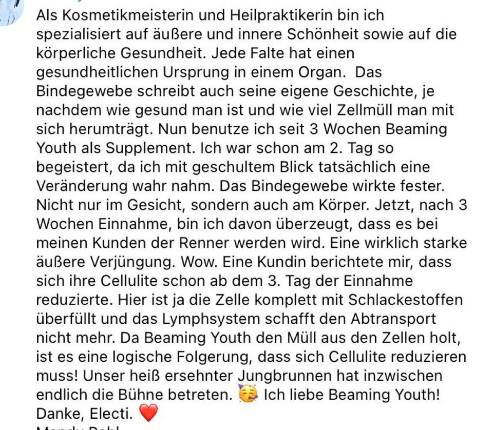 Electi Spermidin +Q10 Beaming Youth Neu in Bergisch Gladbach