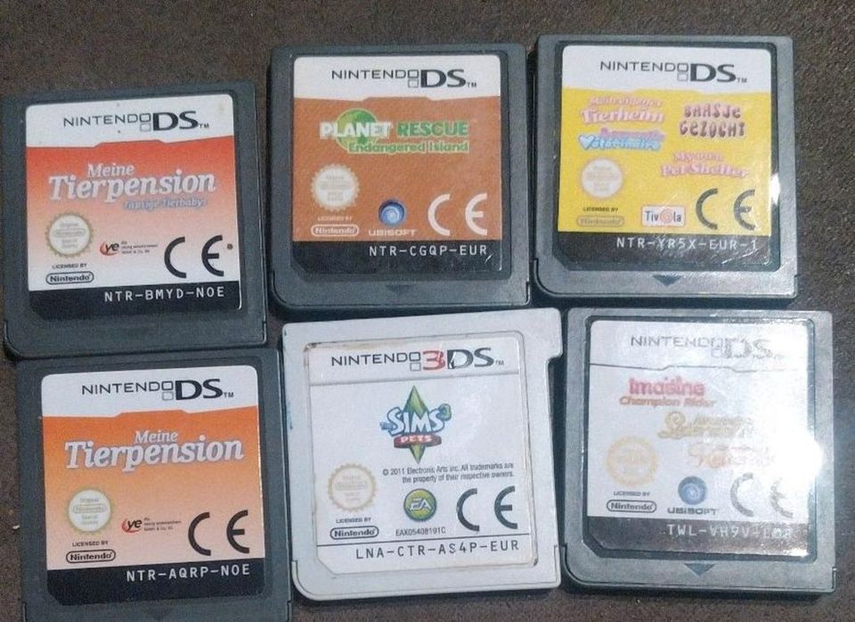 6 Nintendo DS Spiele in Cuxhaven