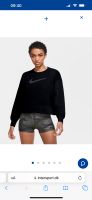 Nike Sweatshirt crop schwarz In Größe S dry fit Schleswig-Holstein - Medelby Vorschau