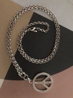 Thomas Sabo Kette mit großem Peace Charm Nordrhein-Westfalen - Troisdorf Vorschau