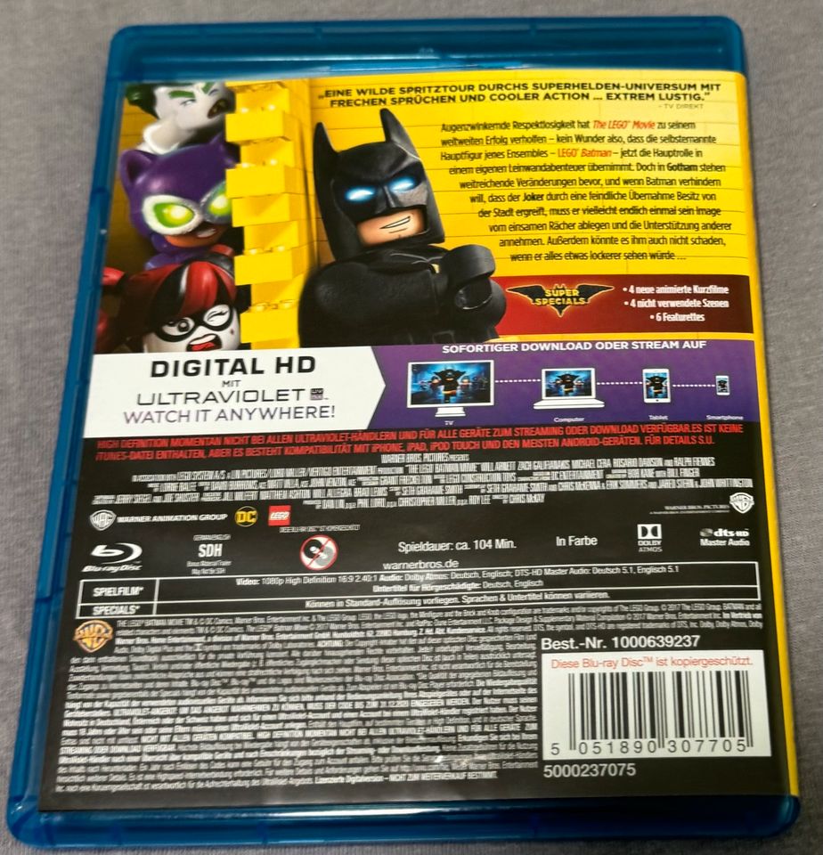 The Lego Batman Movie Blu Ray in Erfurt