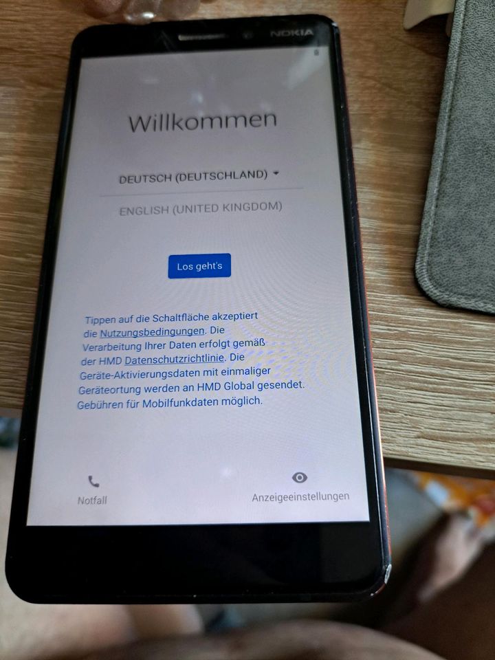 Nokia 6.1 (TA-1043) 32GB 5,5 Zoll Black Red Android in Bad Wildbad