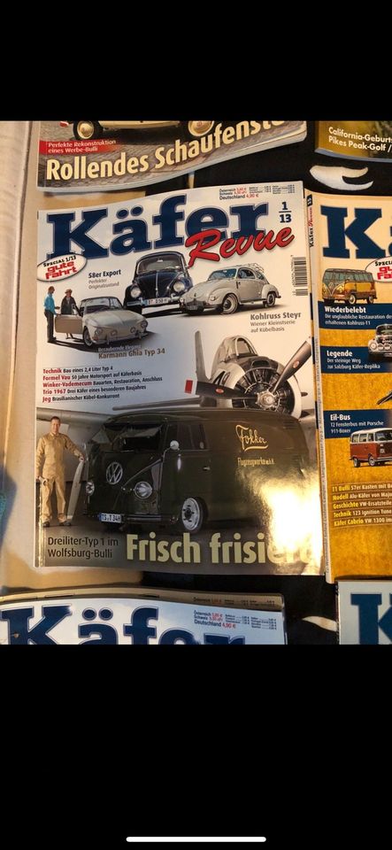 Diverse VW Classic Magazine und Käfer Revue Anzeige 2 in Holtgast