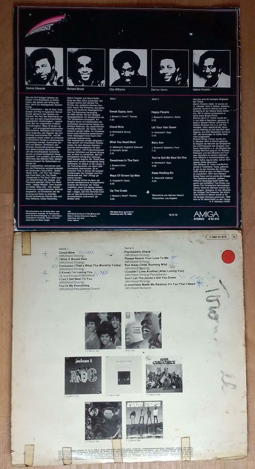 2 Schallplatten THE TEMPTATIONS Vinyl GREATEST HITS II Soul LPs in Holzdorf