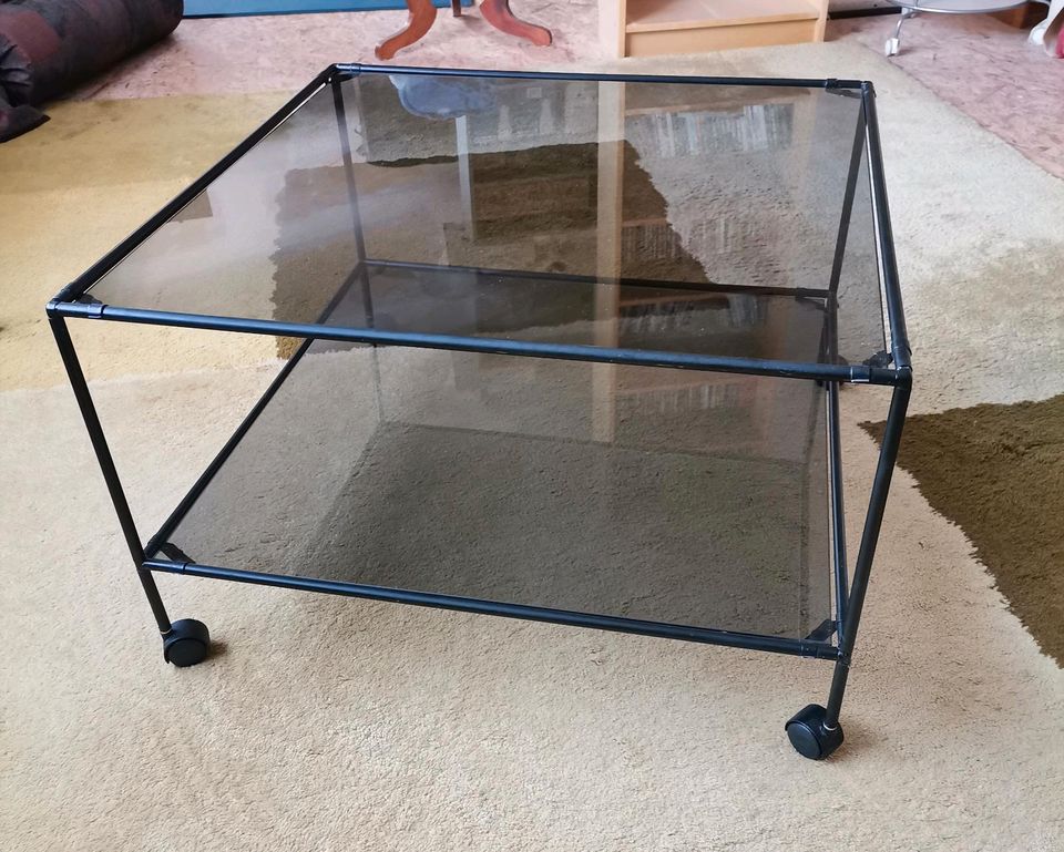 IKEA Vintage Tisch Beistelltisch Glas Wohnzimmertisch in Waldems