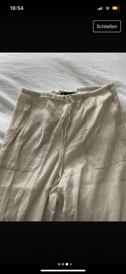 Zara Leinhose beige in Berlin