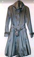 Designermantel Trenchcoat von Samuel Dong Gr.S silbergrau Stretch Schleswig-Holstein - Kiel Vorschau