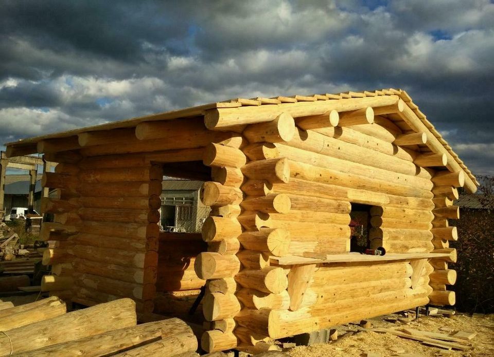 Blockhaus Gartenhaus  Grundbausatz von Blockstammholz in Heidenrod