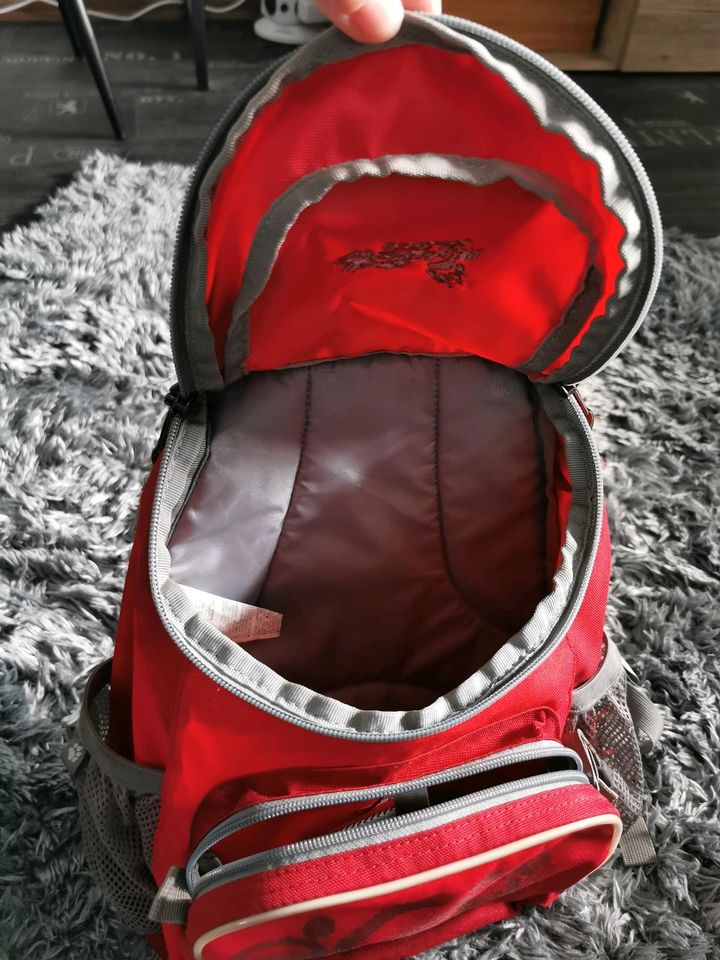 Jack wolfskin Kinder Rucksack rot in Marl