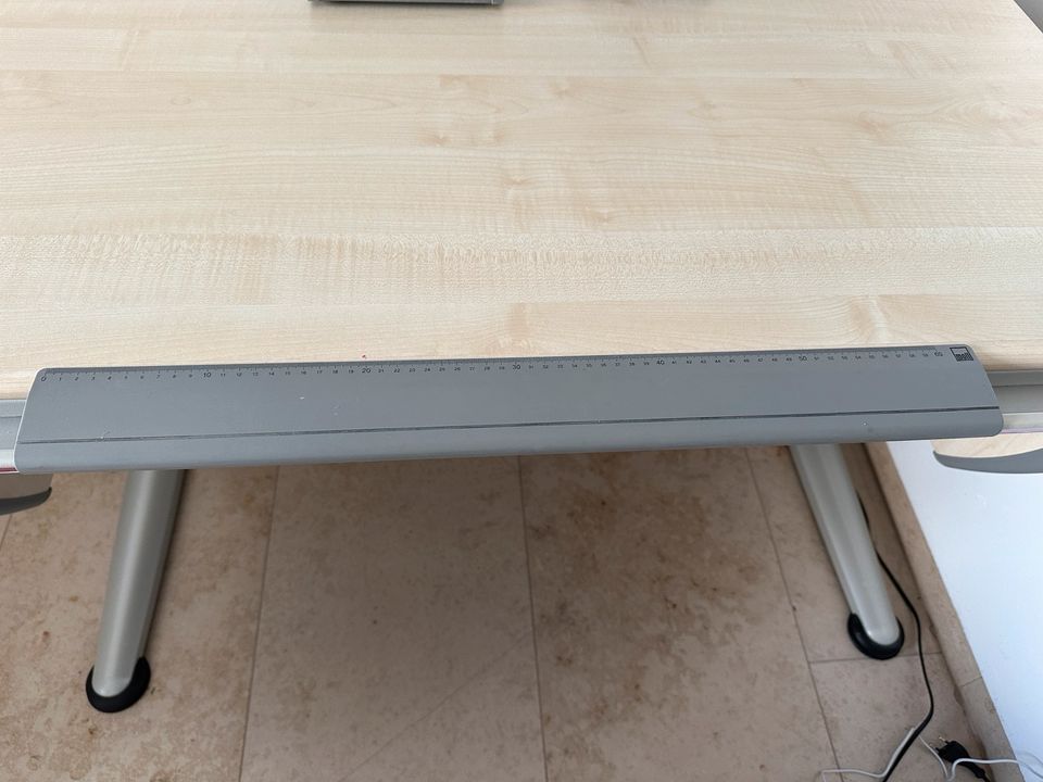 Moll Schreibtisch höhenverstellbar mit auswechselbaren Farben in Olching