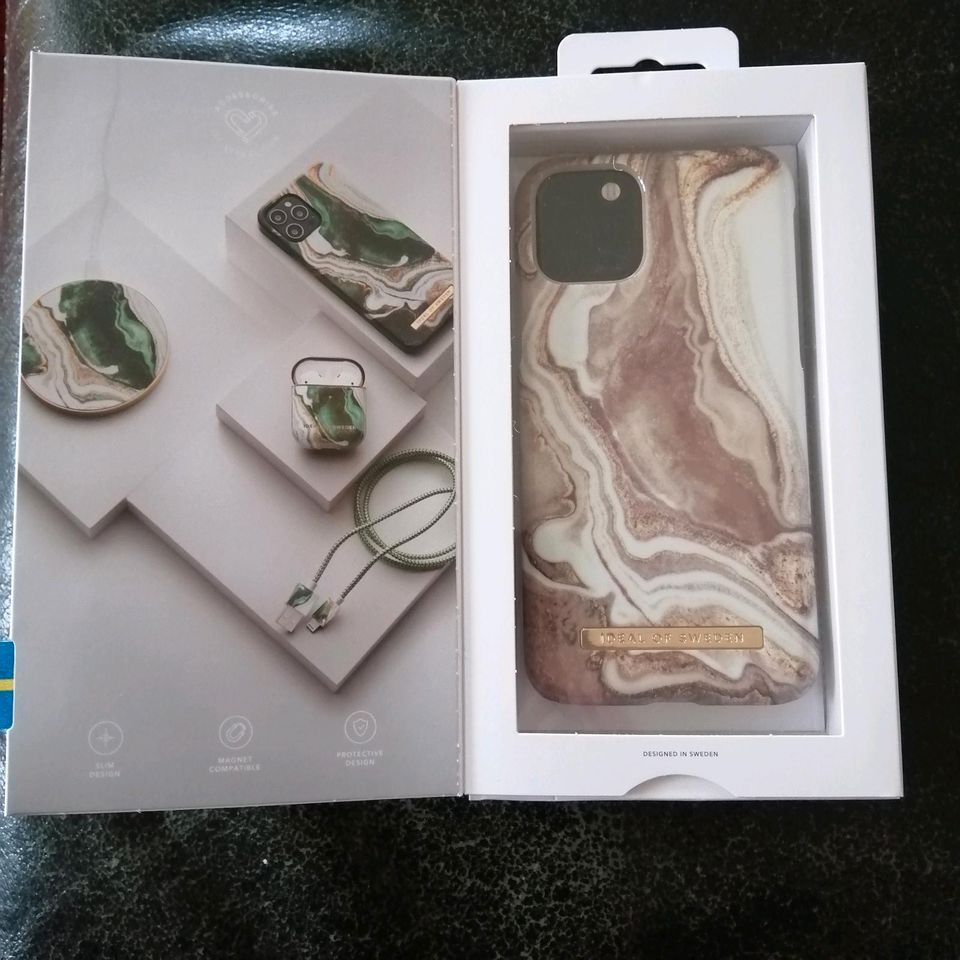 IDEAL OF SWEDEN iPhone 11 Pro/XS/X Handyhülle Golden Sand Marble in Rosendahl