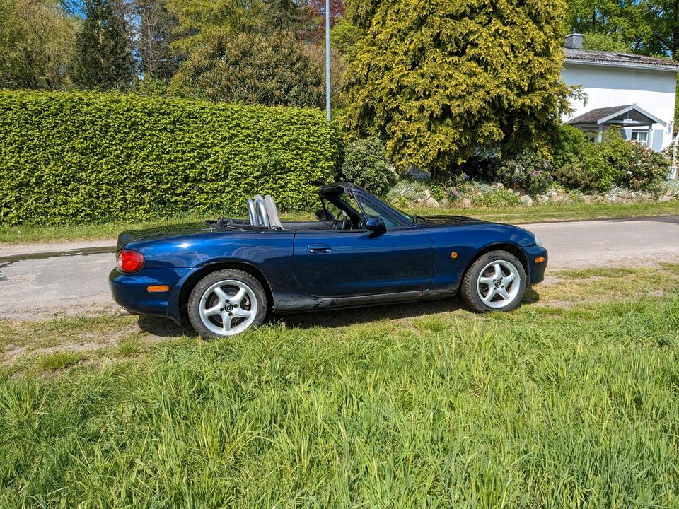 Mazda MX 5 nb Facelift Silver Blues edition in Tangstedt 