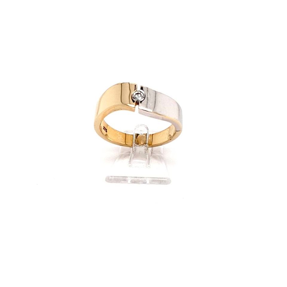 Ring Gelb Weiß Gold  Brillant Damen Geschenk Schmuck 182330 in Lübeck