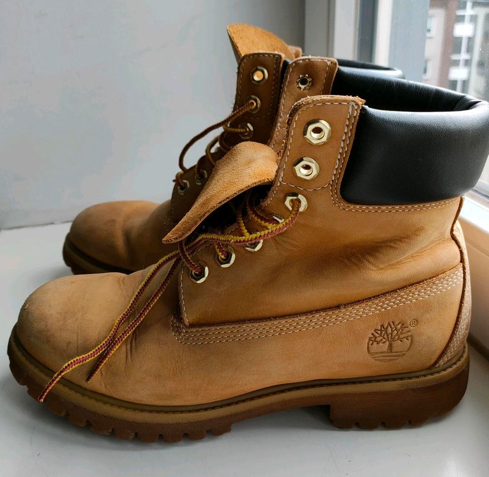 TIMBERLAND 6-INCH BOOT  HERREN Größe US 7 EU 40 GELB in Bielefeld