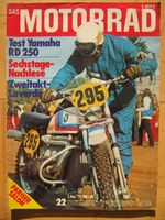 Das MOTORRAD 22/1973 Yamaha RD 250 Bahnmeisterschaft Lüdinghausen Leipzig - Paunsdorf Vorschau