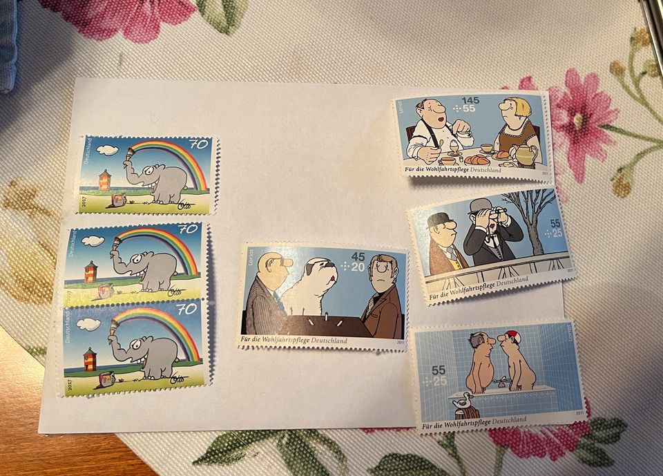 Ottifanten und Loriot Briefmarken NEU ! 2011/2017 in Hamburg