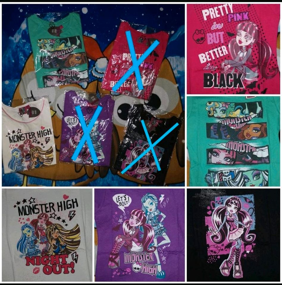 neu * T-Shirts in Gr. 116/122 mit Monster High in Heidelberg