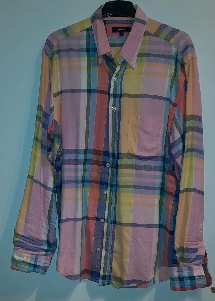 EYECATCHER GANT Flanell Hemd Bunt L in Olpe