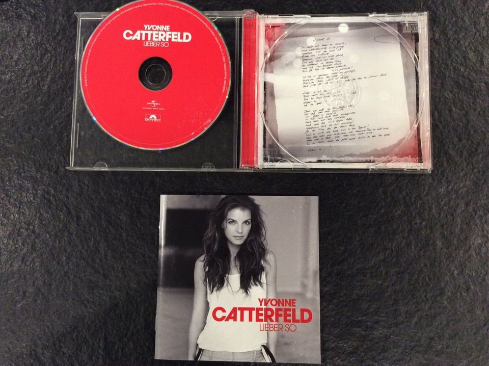 Musik CD YVONNE CATTERFELD - LIEBER SO - GZSZ - Voice of Germany in Bekond