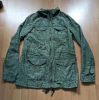 H&M Kurzmantel XS S 36 Grün Leo Muster Trenchcoat Jacke Nordrhein-Westfalen - Hilden Vorschau