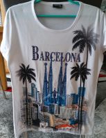 Tshirt weiß/bunt, Gr. M, Aufschrift "Barcelona" Baden-Württemberg - Sinzheim Vorschau