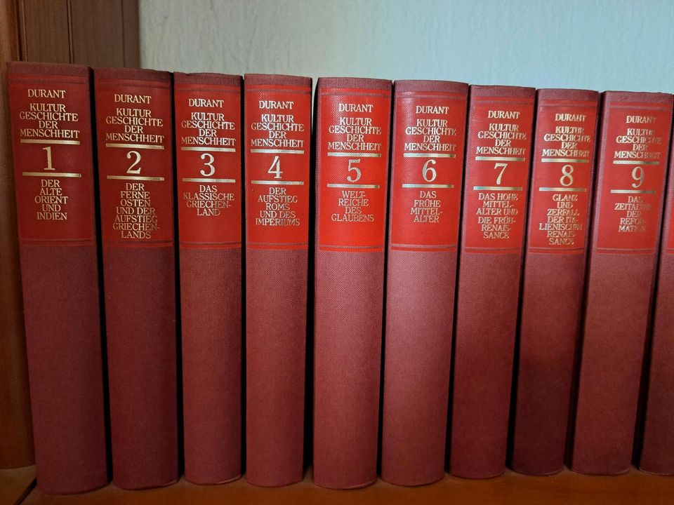 Durant Kulturgeschichte der Menschheit 18 Bände komplett in Seesen