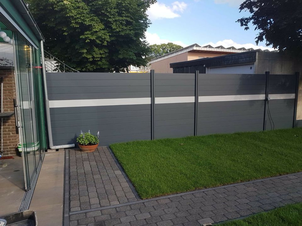 Sonderpreis ! Gartenzaun Aluminium Sichtschutz Zaun Alu Zaun in Grevenbroich