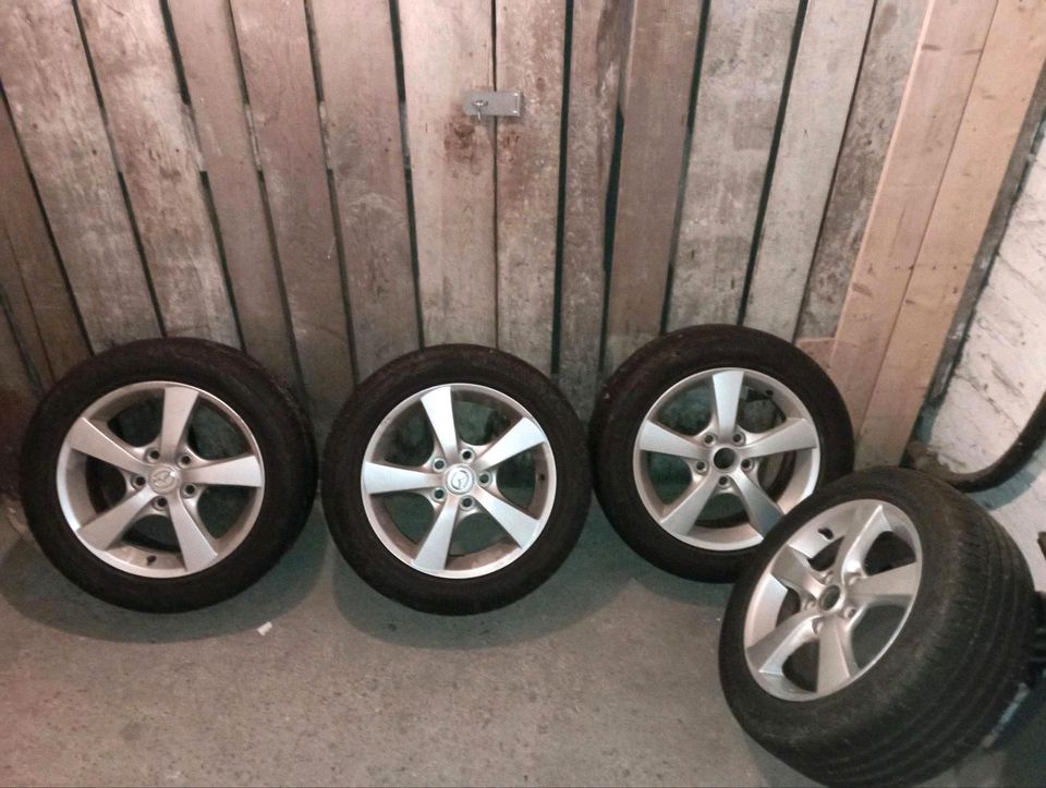 Mazda 3 Alufelgen 16 Zoll 205/55 R16 Sommerreifen  Felgen in Berlin