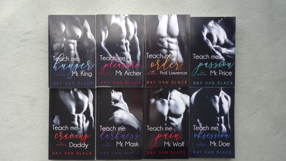 Teach me-Reihe v. Ray van Black 8 Bücher (Gay Romance) zus. 80 € in Magdeburg