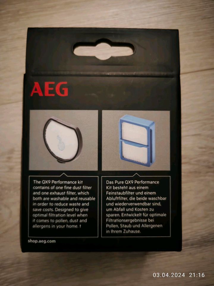 AEG QX9 Performance Kit / Staubsaugerfilter in Lorsch