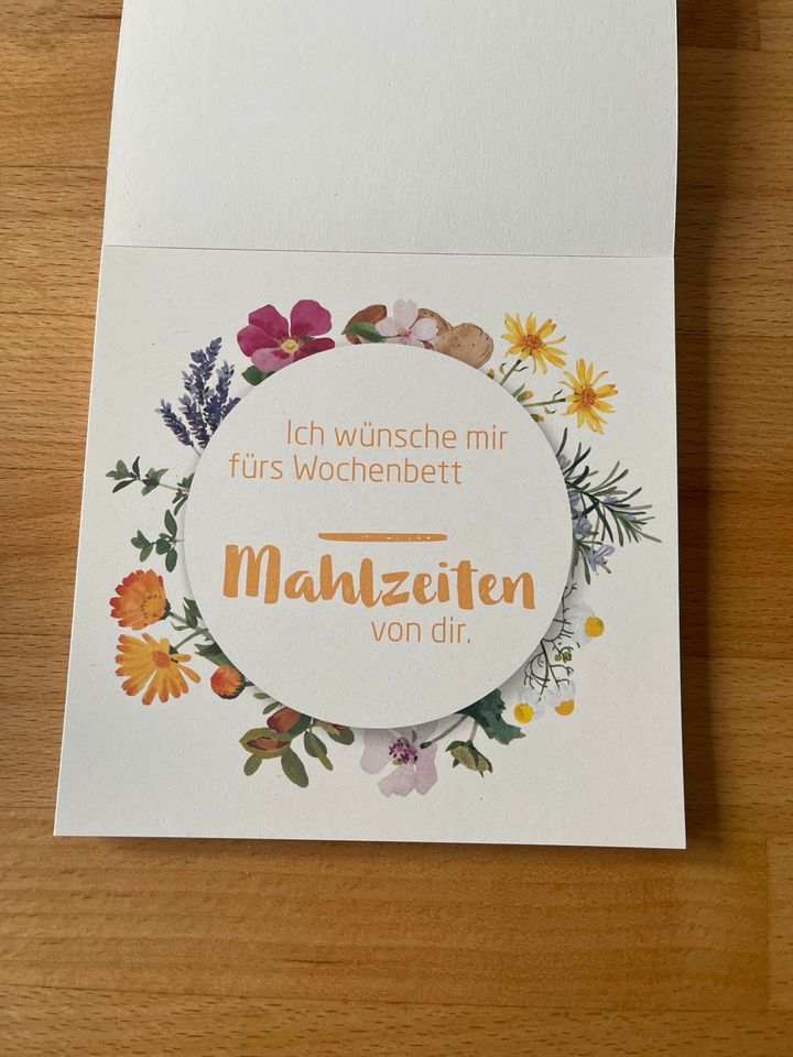 Weleda Wunschkarten zur Geburt in Waldenbuch