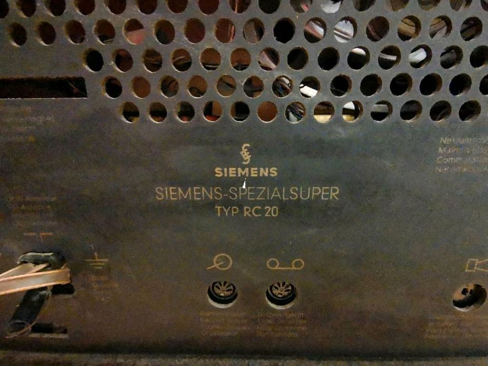 Röhrenradio Rundfunkempfänger Siemens spezial super RC20 Radio in München