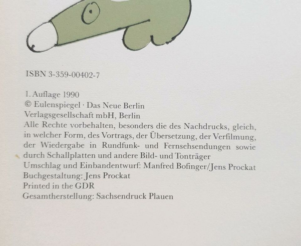 Petersdorf Funzelbuch no 2 Eulenspiegel signiert Autogramm in Falkensee