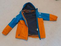 Kinder 3 in 1 Jacke von Jack Wolfskin, Farbe Blau/Orange, Gr. 140 Hessen - Lich Vorschau