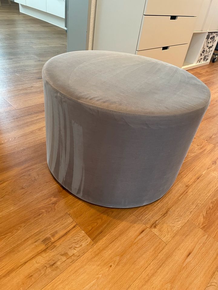 Samt Hocker / Pouf Westwing in Dortmund