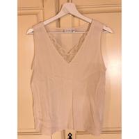 Bluse Top Oberteil Shirt Vila 36 Creme Spitze Baden-Württemberg - Markdorf Vorschau