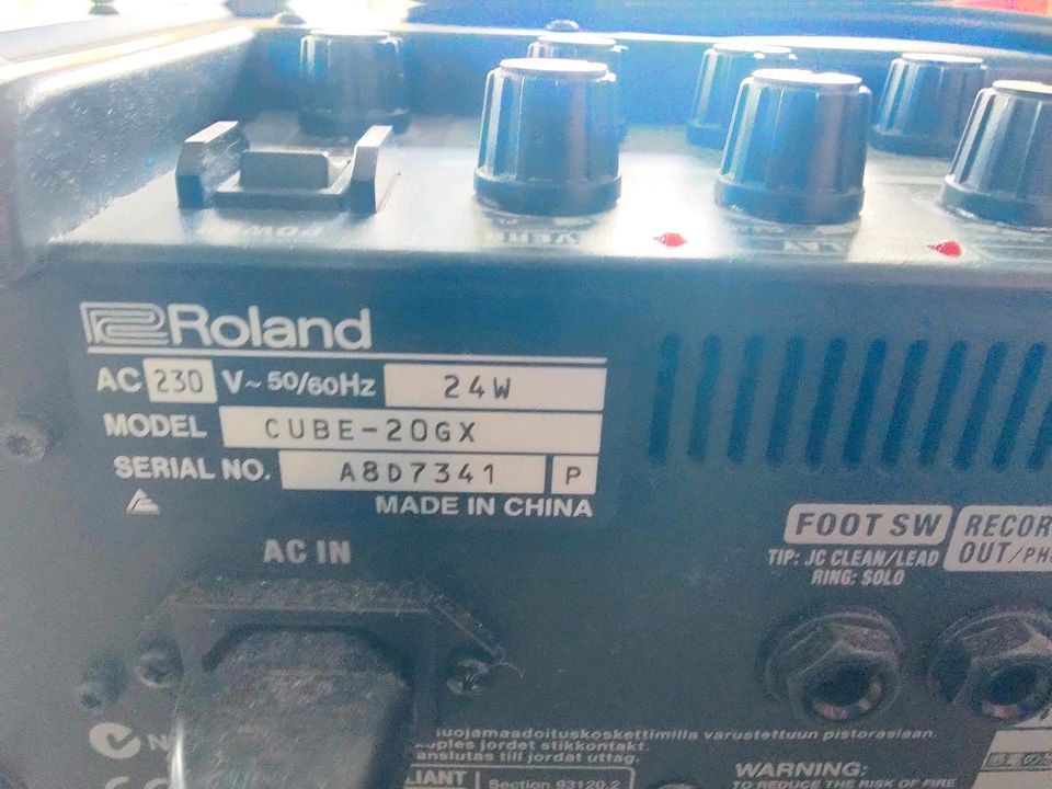 Roland CUBE-20GX, Gitarrenverstärker in Kerpen