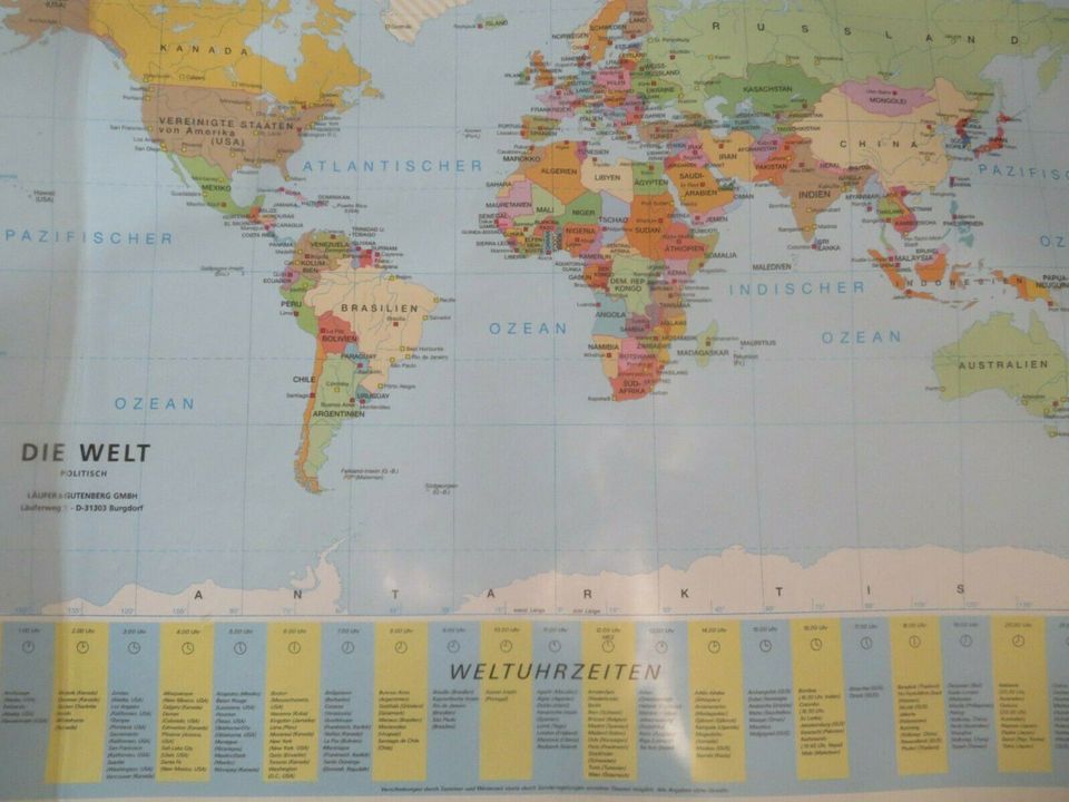 Schreibtischunterlage Die Welt in Ostelsheim