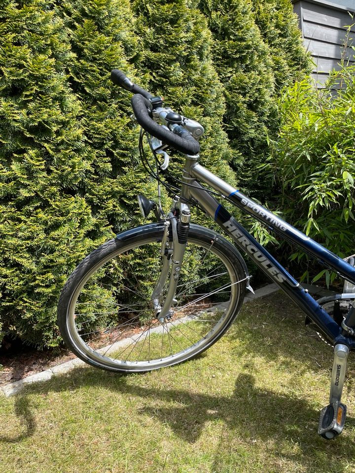 Damen Fahrrad blau Hercules 28“ mit Korb und Tacho in Hannover