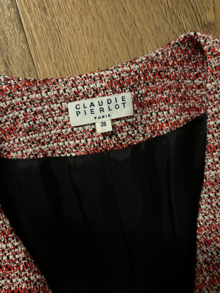 Claudie Pierlot Tweed Kleid, Rot in Monheim am Rhein