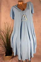 Sommerkleid crinkle Kleid a-linie - hellblau 42 44 46 Nürnberg (Mittelfr) - Aussenstadt-Sued Vorschau