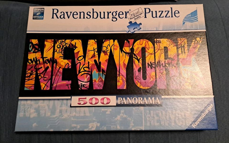 Puzzle ravensburger 500 Teile Panorama New york in Bad Friedrichshall