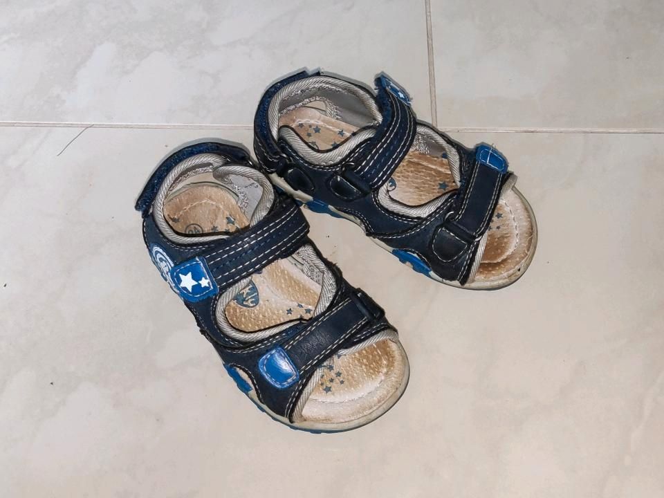 Blaue Kindersandalen Jungssandalen 24 in Unterwellenborn