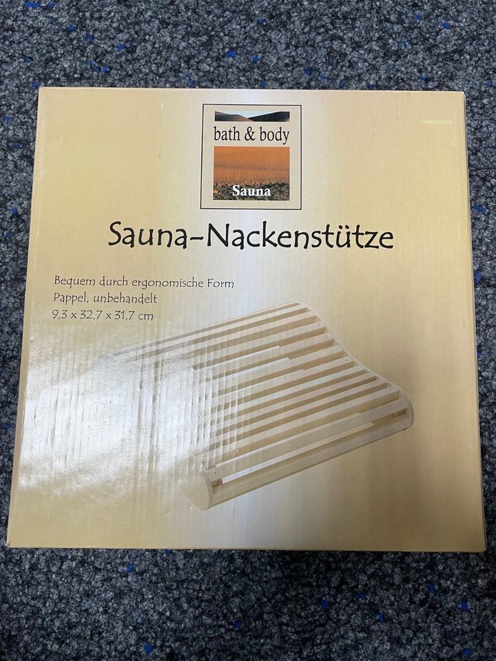 Sauna Kopfstütze in Eibenstock