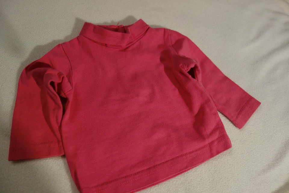 Babyclub Longsleeve mit Rollkragen pink Gr. 56 in Dinslaken