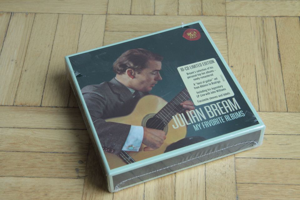 Julian Bream 10 CD Box My Favorite Albums Klassik Gitarre NEU&OVP in Berlin